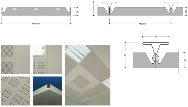 Revoe Clips Concealed Clip in Ceiling System – Technomec